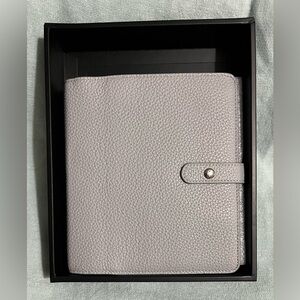 Aura Estelle Leather Planner Cover Personal Wide